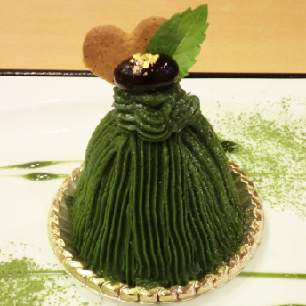 濃い!抹茶モンブラン《季の音・京都・四条河原町》